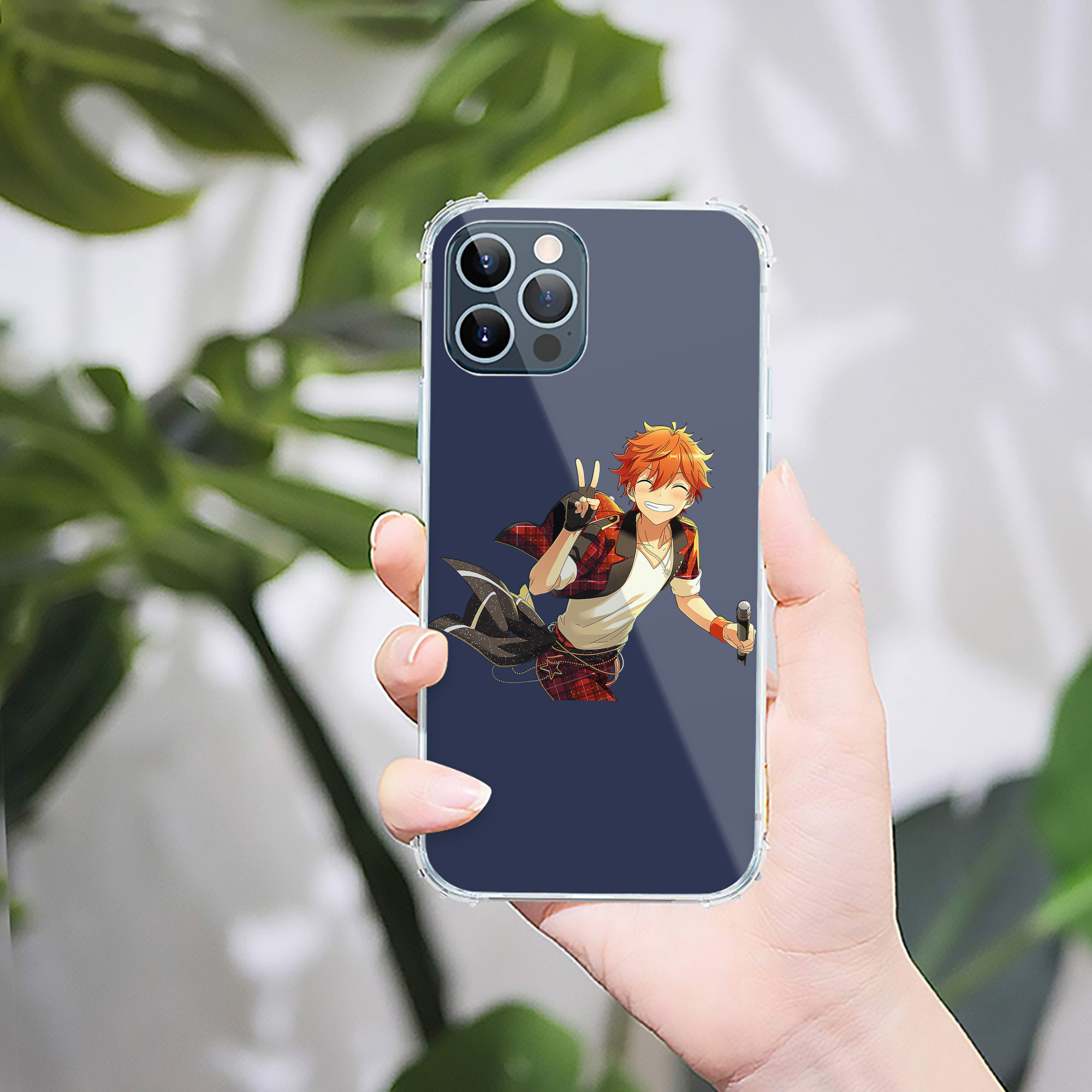 （画像用） あんさんぶるスターズ! Ensemble Stars 【iPhone 12シリーズ対応】透明スマホケース（クリアソフトケース）